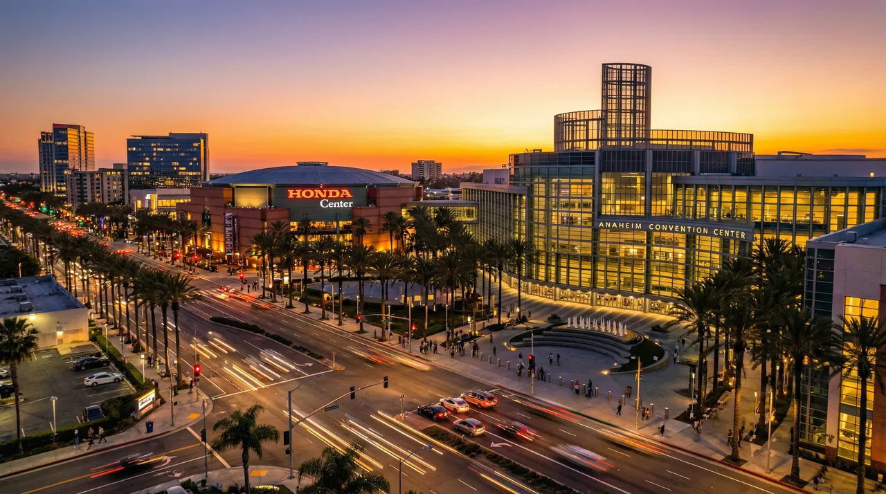 Anaheim cityscape