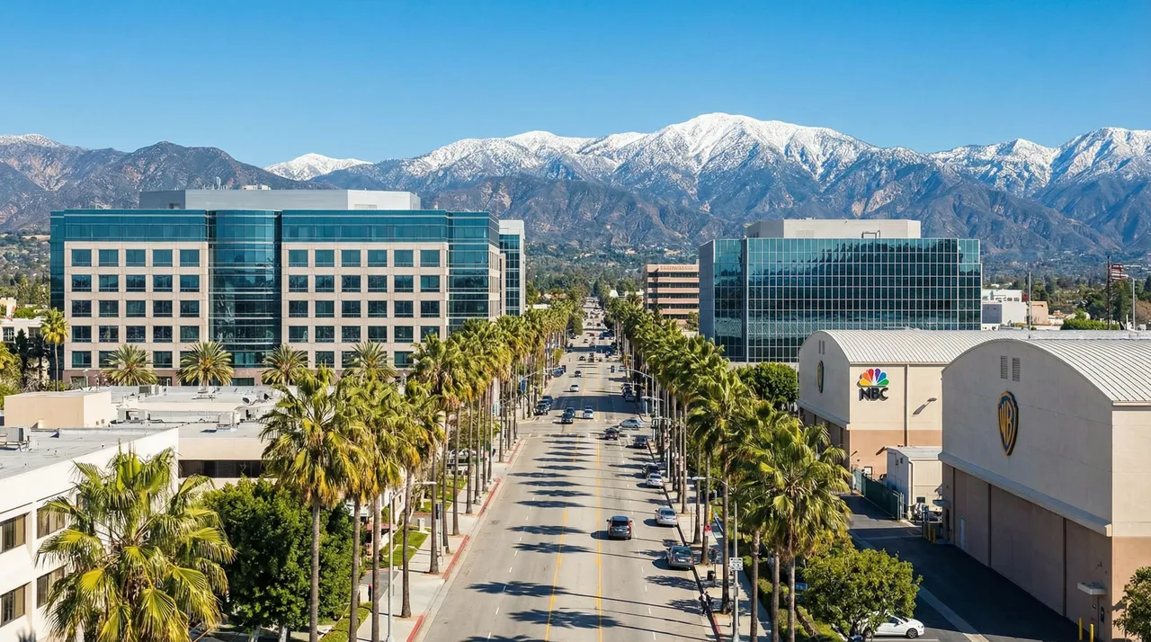 Burbank cityscape