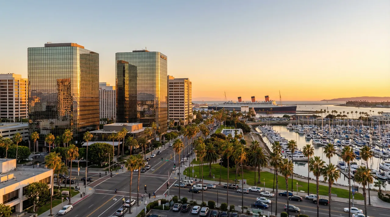 Long Beach cityscape