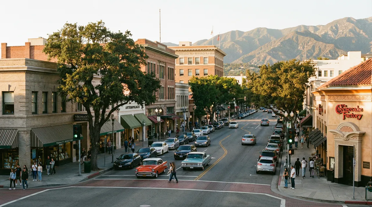 Pasadena cityscape